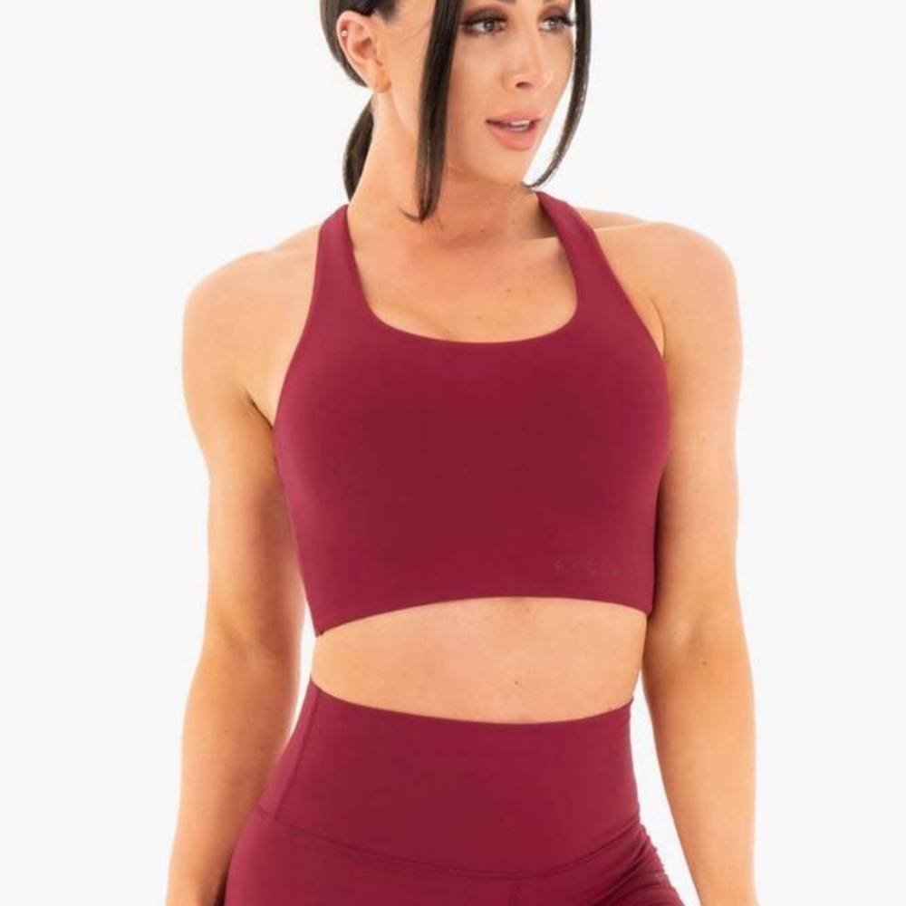 NEW Ryderwear NKD Sports bra - Berry Red - Picture 1 of 4